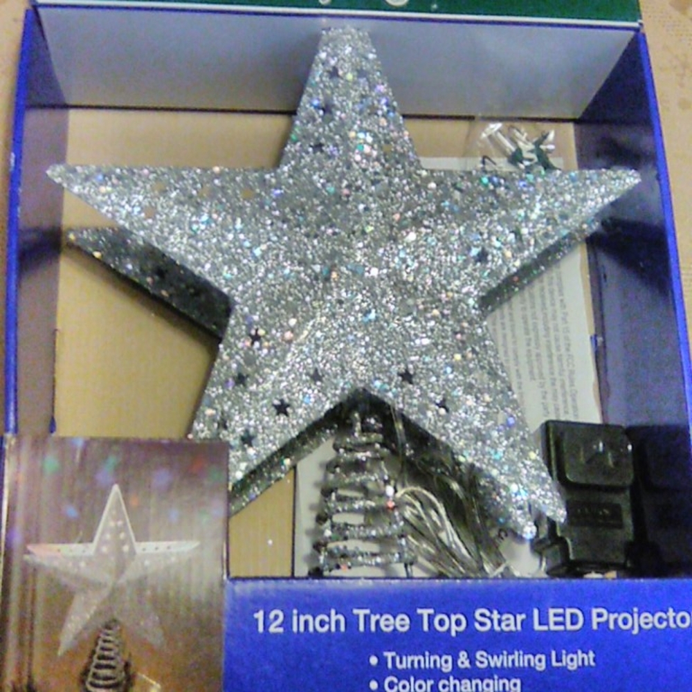 New Christmas Tree Star Topper